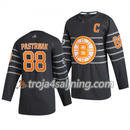 Boston Bruins tröja David Pastrnak 88 Grå Adidas 2020 All-Star Authentic - NHL Tröjor Herr